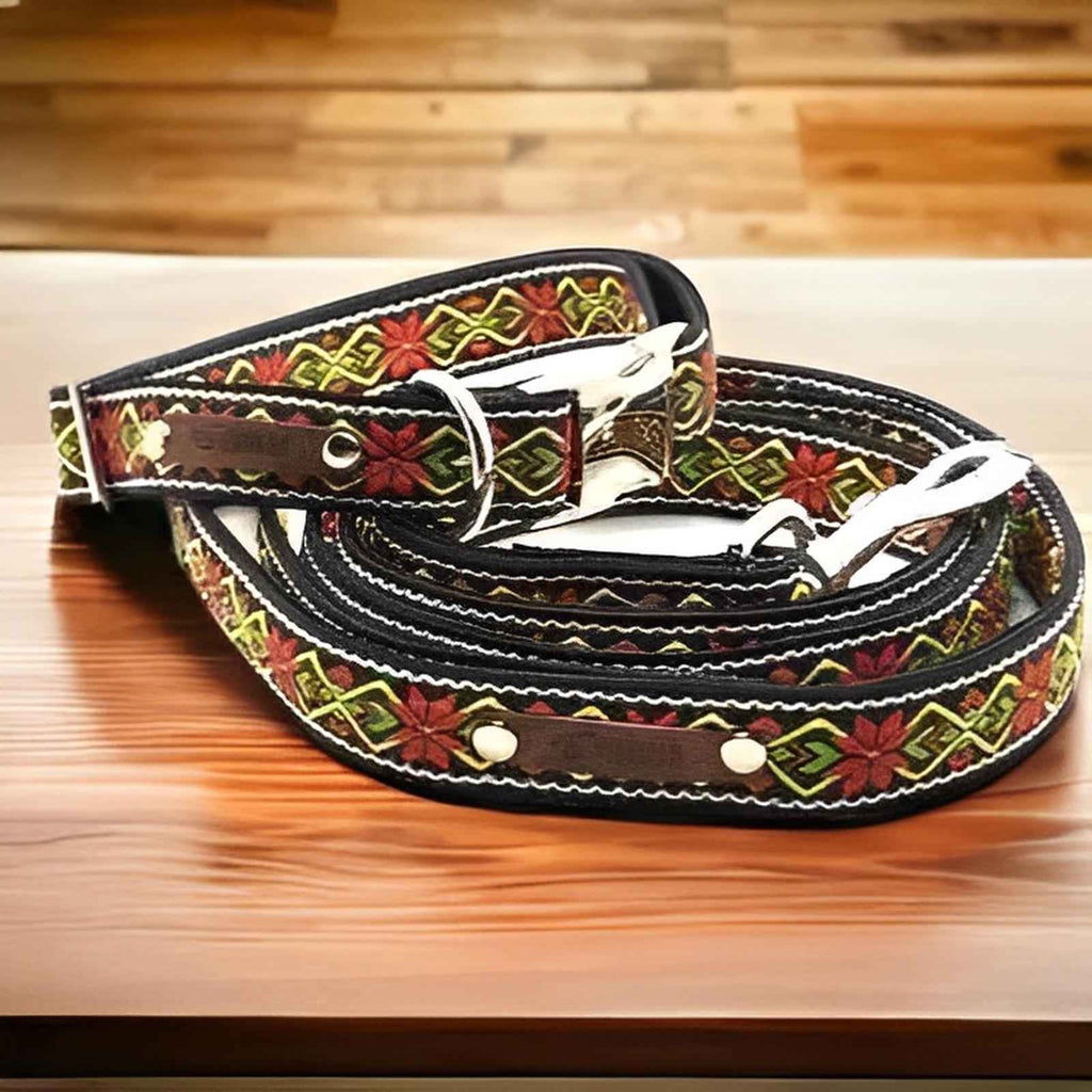 Finnigan's Fabulous Fabric Dog Collar Set Hand Made